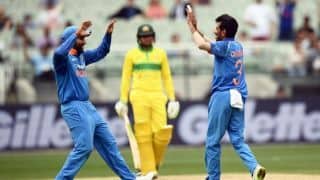 3rd ODI: India need 231 after Yuzvendra Chahal's 6/42